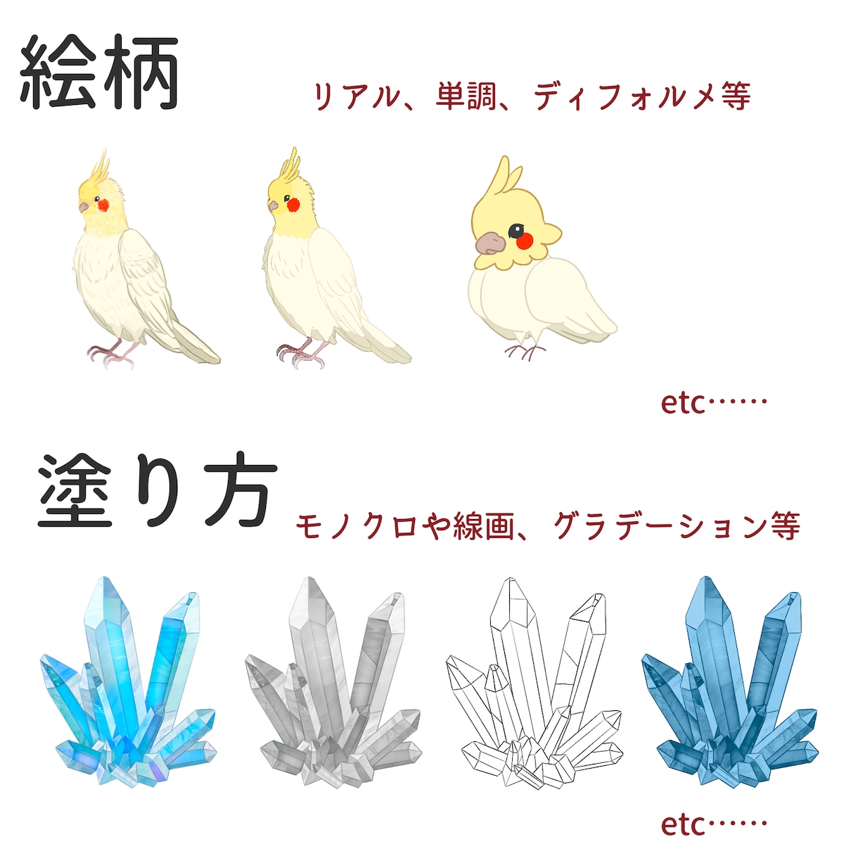 ゲーム用アイテム等のイラストやアニメ描きます ゲーム・TRPG等にご利用ください。ドット、軽い背景も可能。 イメージ5