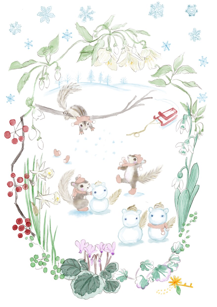 オリジナルのイラストをお描きします 優しく、あったかいテイストで丁寧に。 イメージ5