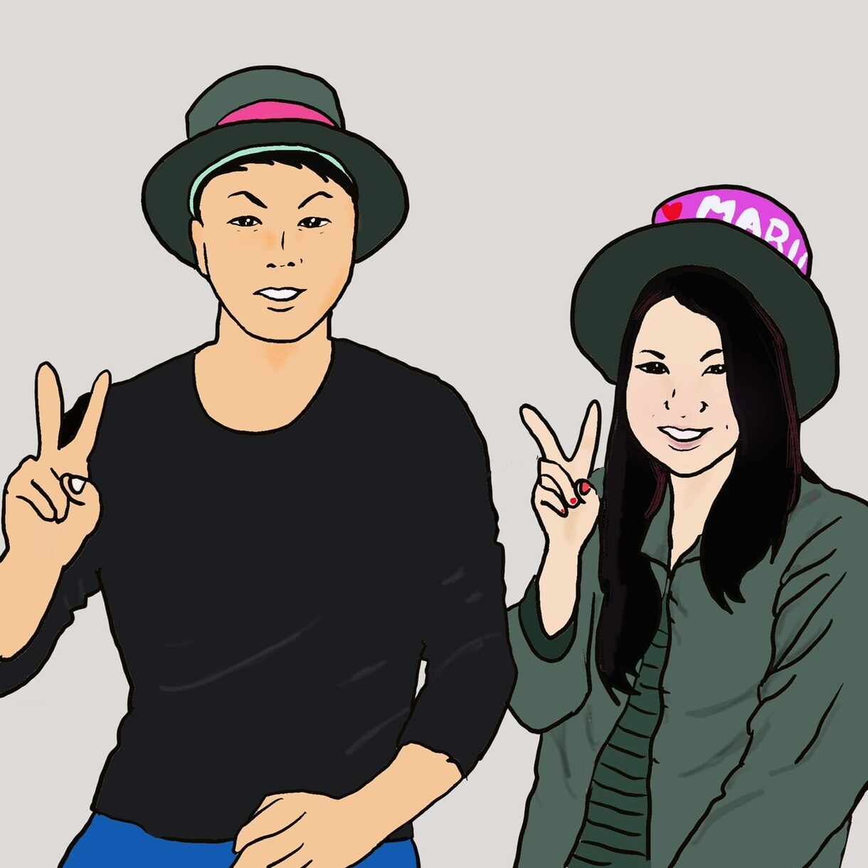 プレゼントに最適！似顔絵描きます 写真数枚送っていただくだけで大丈夫です。 イメージ10
