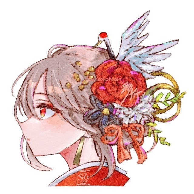 アイコン制作・ミニキャライラストお描きします 可愛い女の子・和風で儚いイラストetc... イメージ1