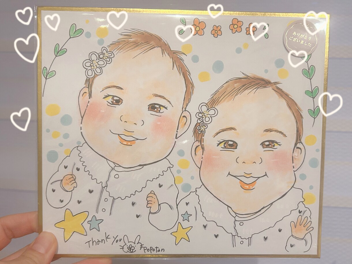 ふんわり優しい似顔絵かきます いつもの毎日にちょこっと幸せを イメージ1