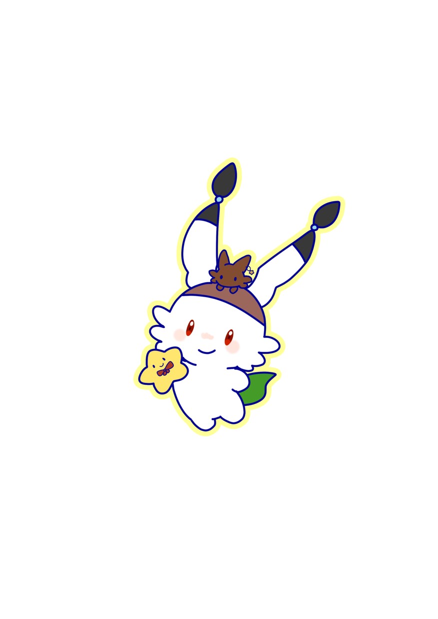 コミッション：ふわふわかわいいイラスト描きます SNSアイコン、魔法少女のお供妖精などお任せください！ イメージ2