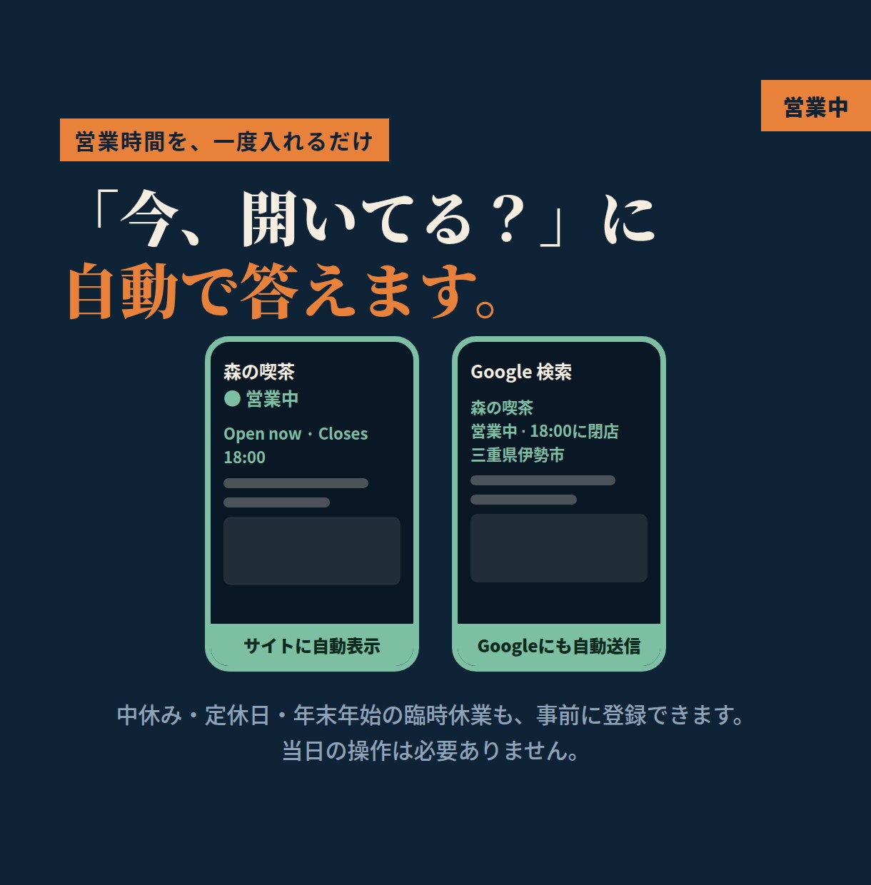 店舗サイトのサーバー保守・更新代行します 月額制｜サーバー・SSL・バックアップ・軽微な更新込み イメージ3
