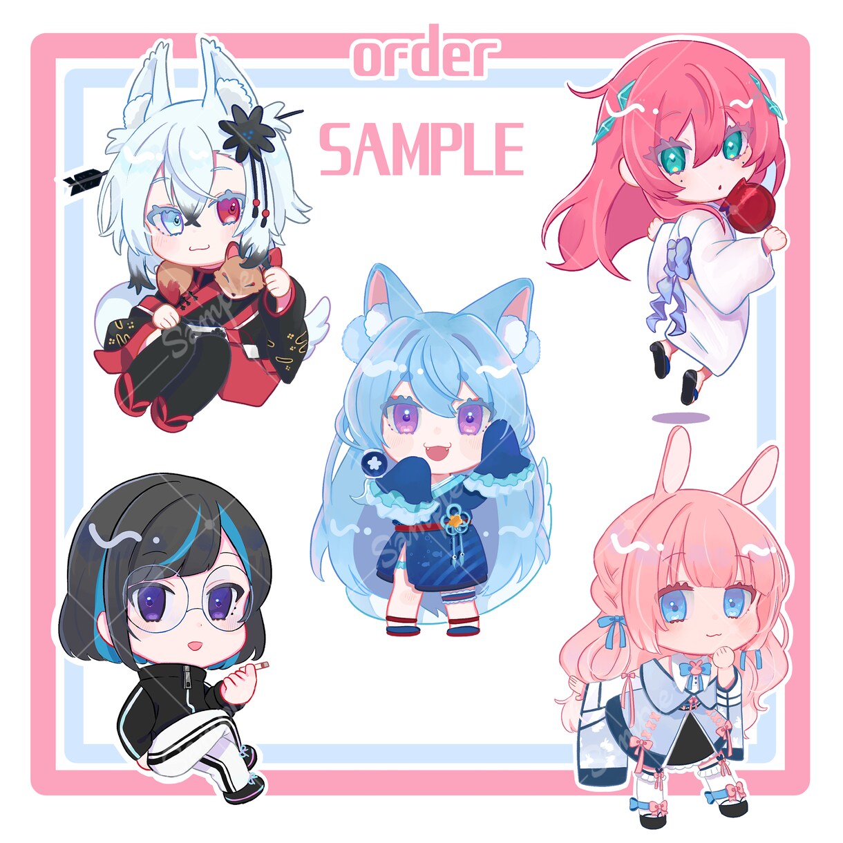 最短翌日！SD（ミニキャラ）描きます もちっとかわいいイラストをすぐお届けできます！ イメージ3
