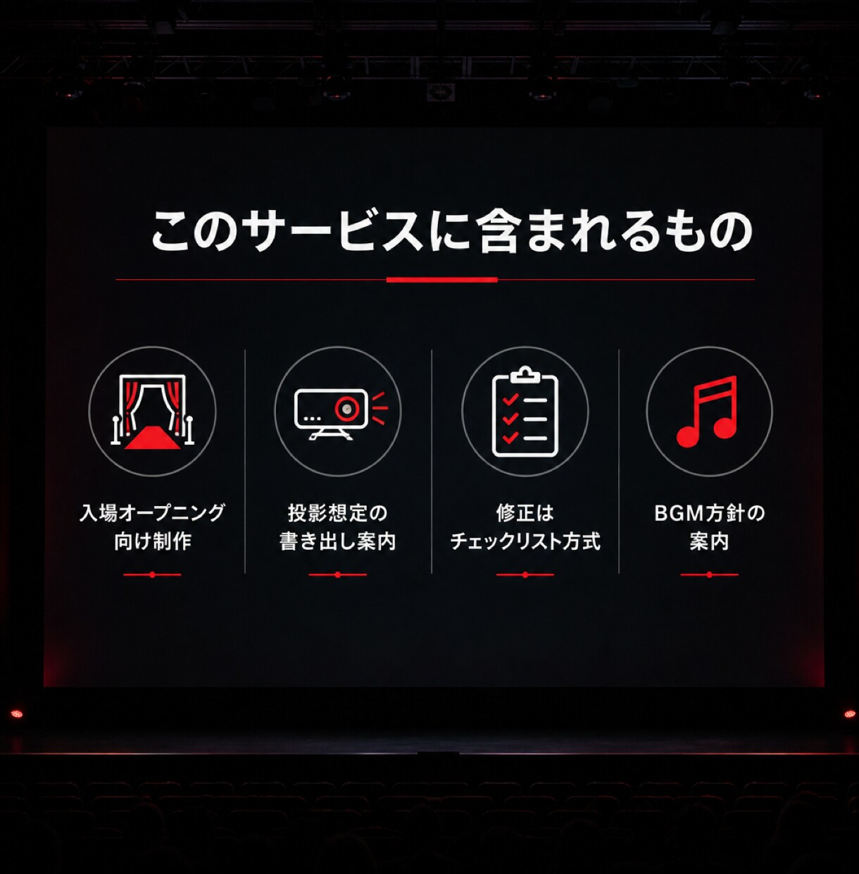 ISUM対応も相談可！入場オープニングを制作します 音ハメと枚数で盛り上げ入場オープニングを制作します イメージ4
