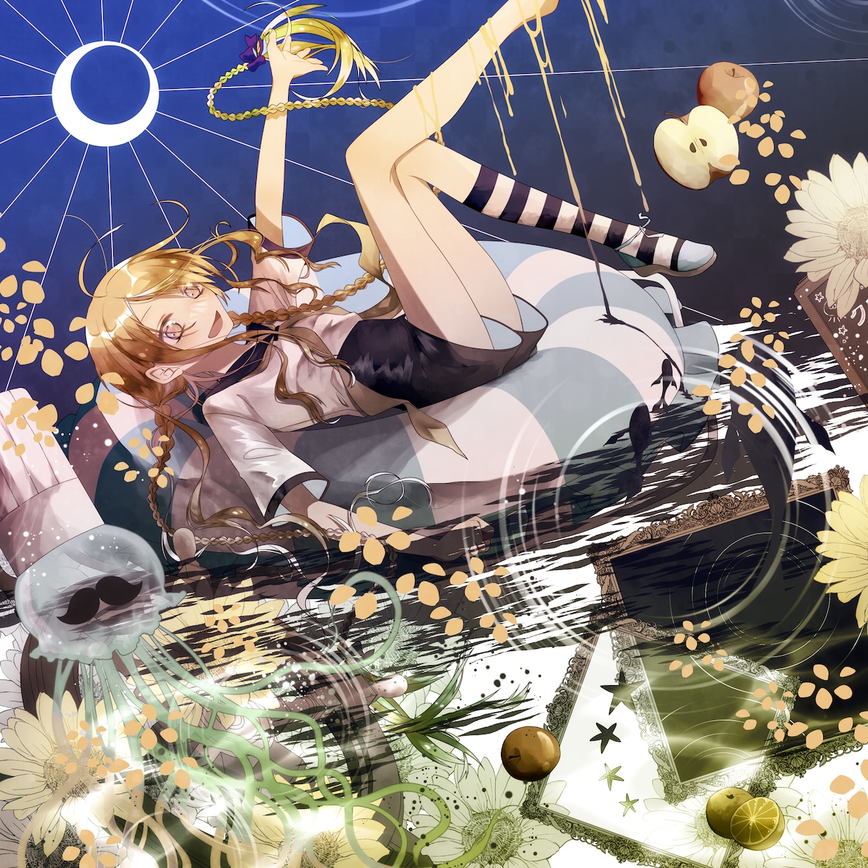 世界観あふれる幻想イラストを制作します 花・空・光・季節を織り交ぜた、物語を感じる一枚をお届けします イメージ3