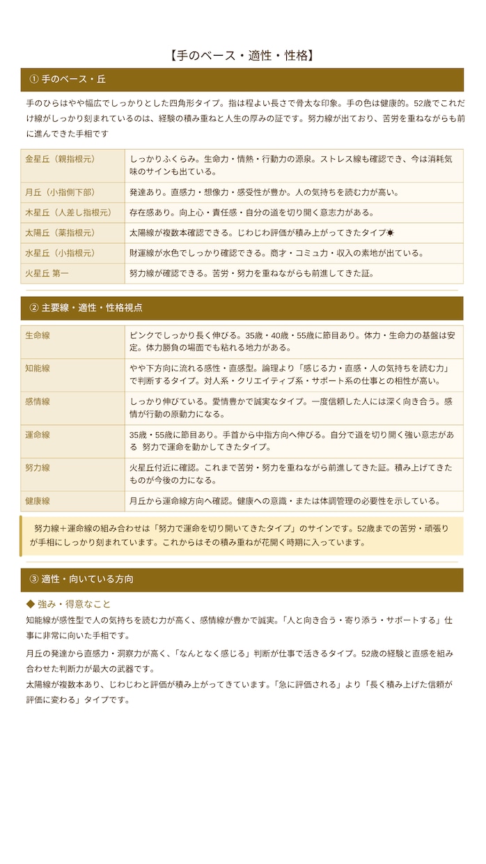 右手鑑定｜今の自分を整理する、やさしい鑑定します 「当てる占いじゃない！」あなたと寄り添う伴走型鑑定スタイル！ イメージ2