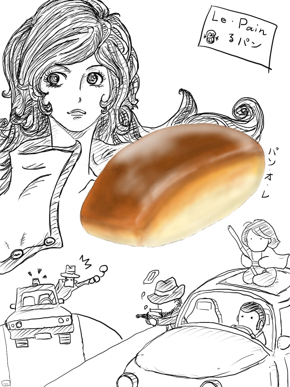 あなたの作ったパンやお菓子のイラストを描きます 現役のベーカリーシェフが独自の視点で描きます！！ イメージ3