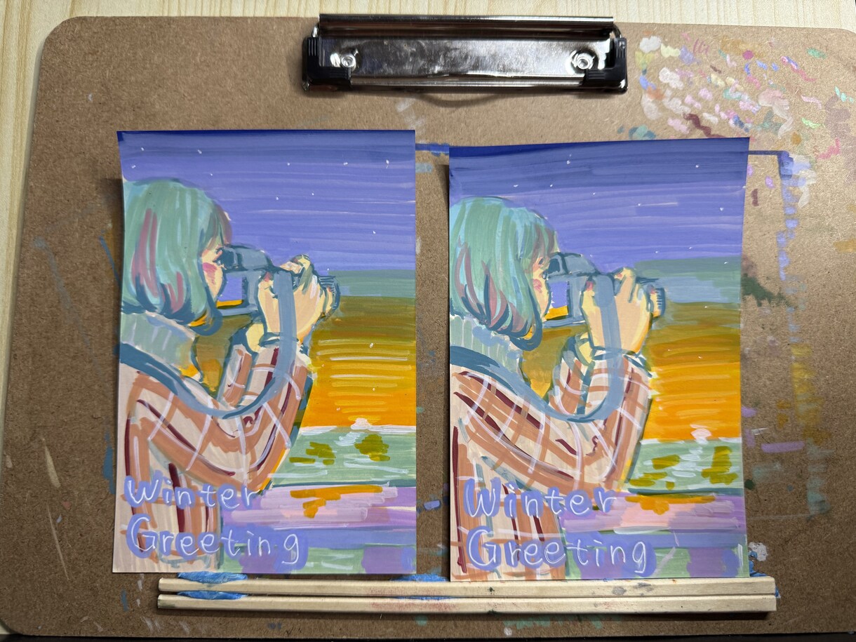 原画絵葉書毎月お届けします サブスク絵葉書、毎月お届けいたします。 イメージ4