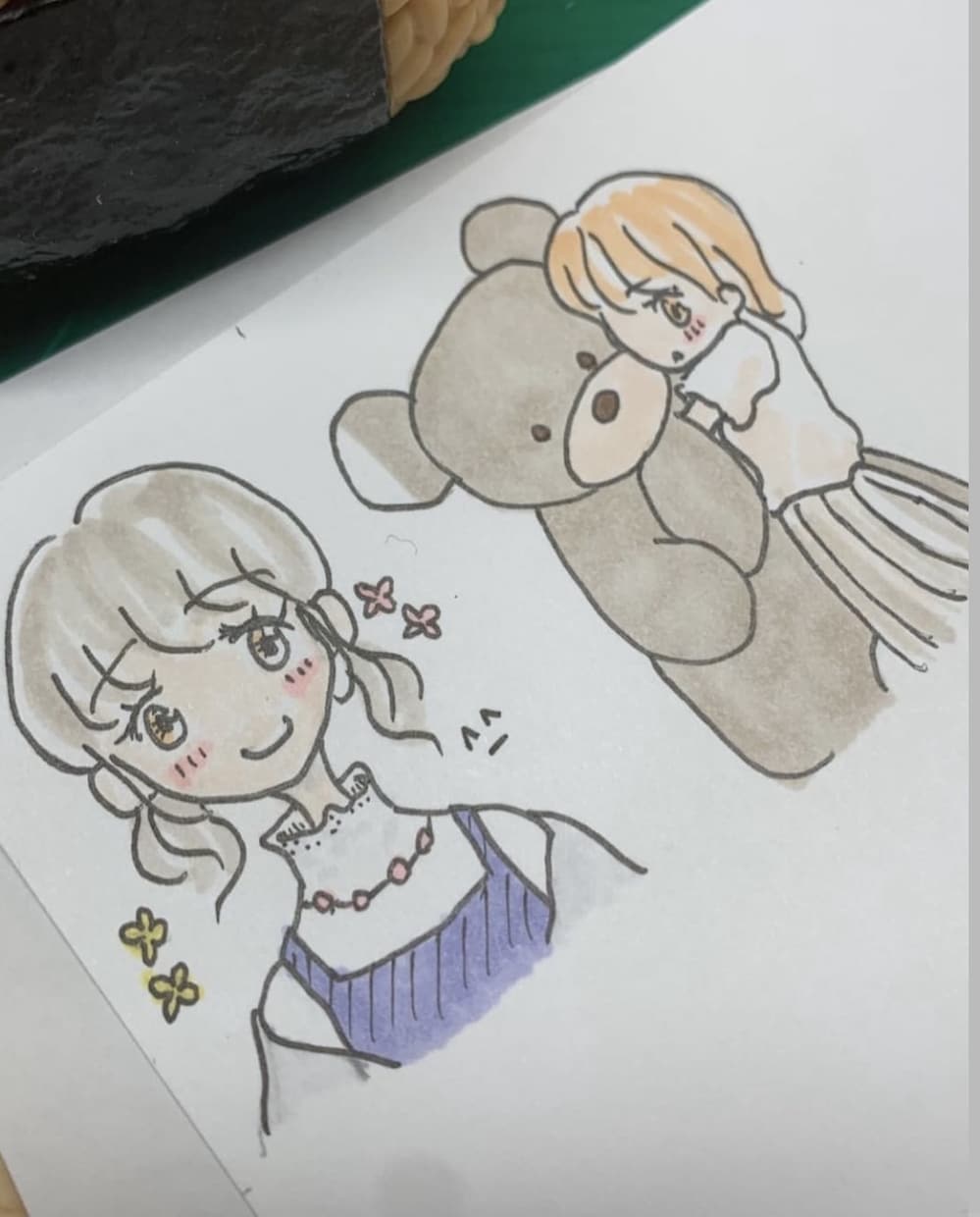 シンプルなイラスト描きます 手描きで線画、コピック絵を描きます イメージ1