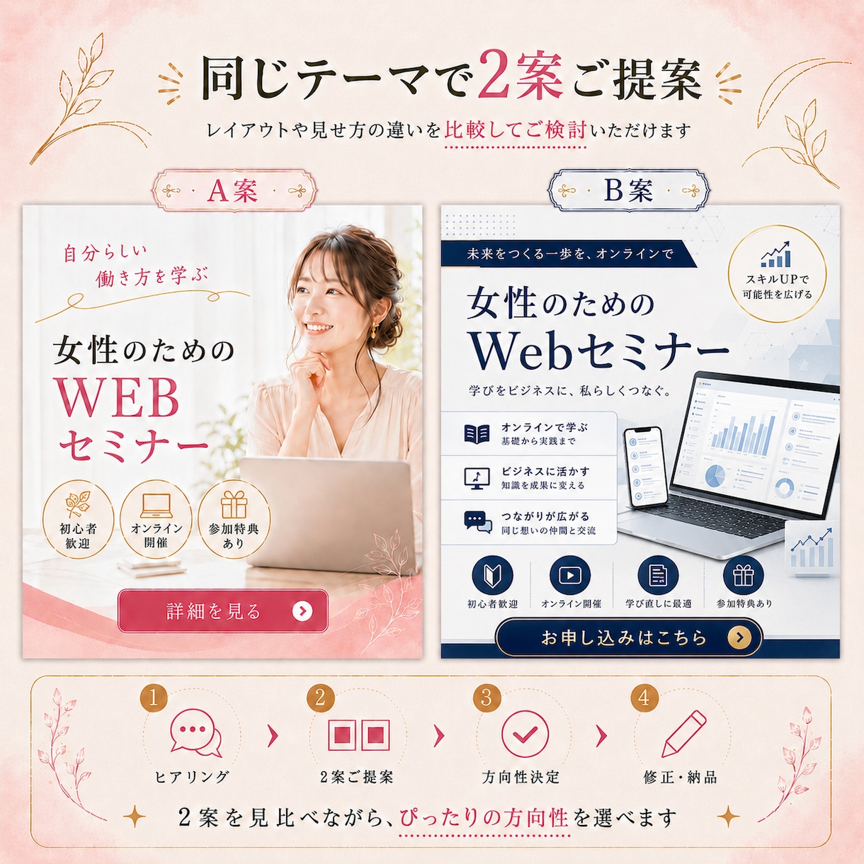 3名様限定✦目を惹くバナー・SNS画像を制作します ひと目で伝わり、思わずタップしたくなるWEB画像を制作します イメージ2