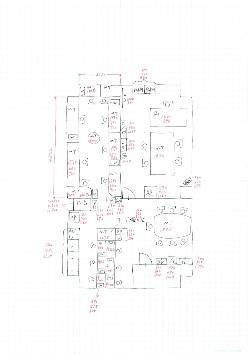 現役オフィス専門デザイナーが現事務所を図面化します 今の事務所を見える化して問題点を洗い出ししませんか？ イメージ3