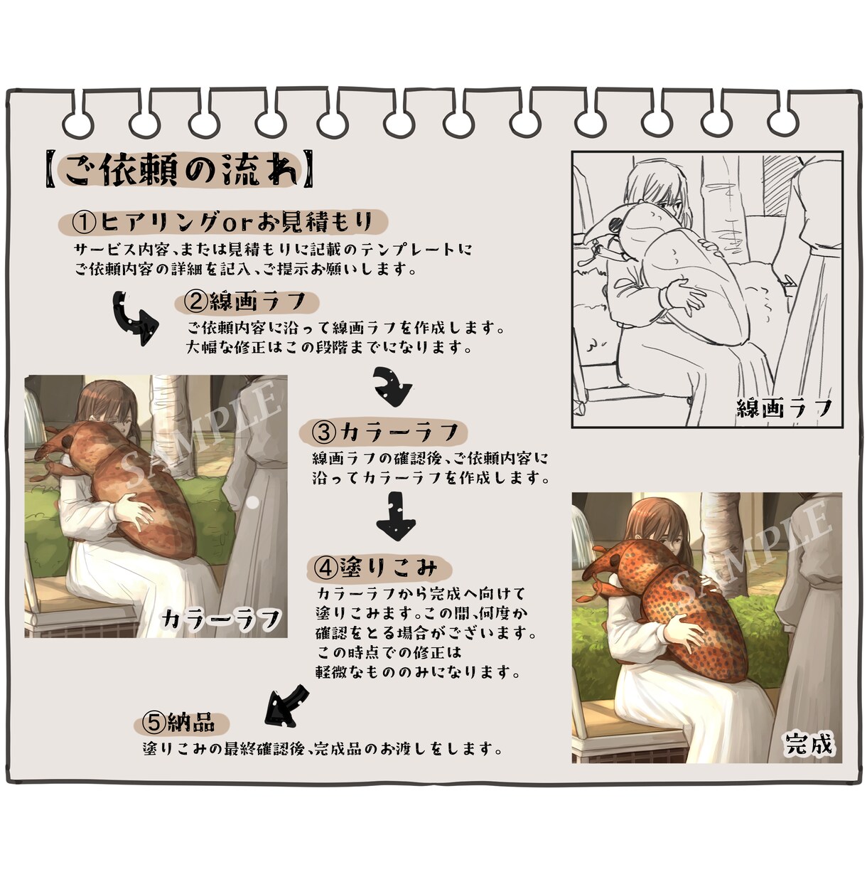 厚塗りイラストのアイコン＆立ち絵を提供します SNSアイコン/TRPG/IRIAM/ゲームの立ち絵など！ イメージ6
