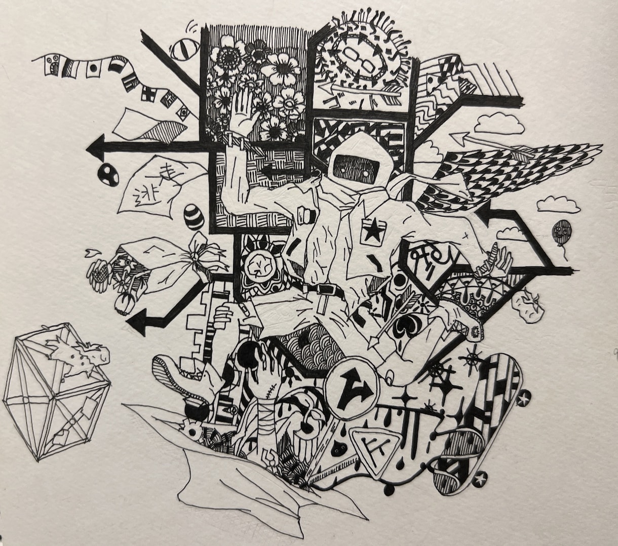 モノクロアート描きます ゼンタングル風のイラストいかがですか？2回目〜割引有 イメージ2