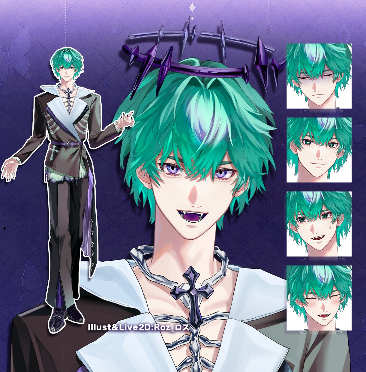 男性Vtuber専門｜貴方だけのモデルを制作します なりたいイメージからあなただけのVtuberをお届けします！ イメージ3