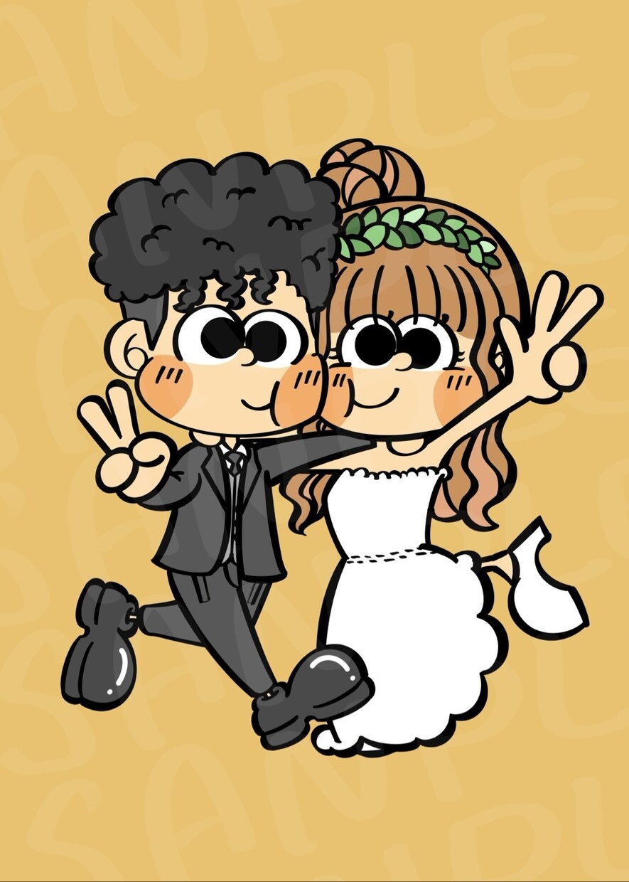 ポップで目を惹くイラスト描きます 挿絵・SNSアイコン・プレゼントにおすすめ！ イメージ5