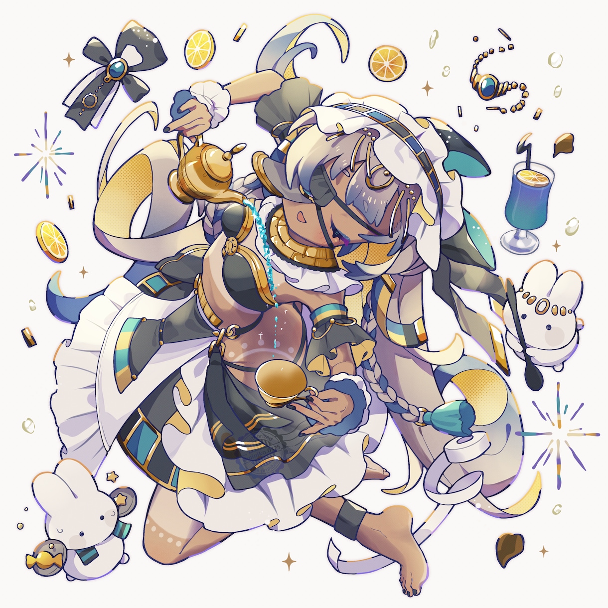 ポップで目を引くイラストを描きます グッズ等にも使えるふわふわポップな全身イラストを描きます！ イメージ8
