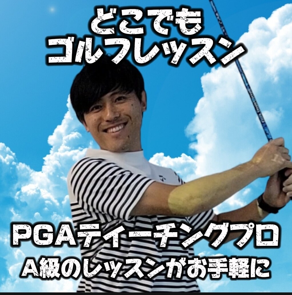 お気軽にオンラインゴルフレッスン提供いたします PGAティーチングプロA級のレッスンをお手軽に イメージ1