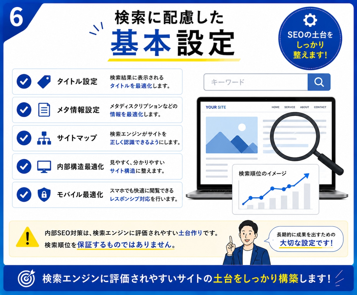 集客につながるホームページ制作します 更新しやすく安心のホームページを制作します。 イメージ6