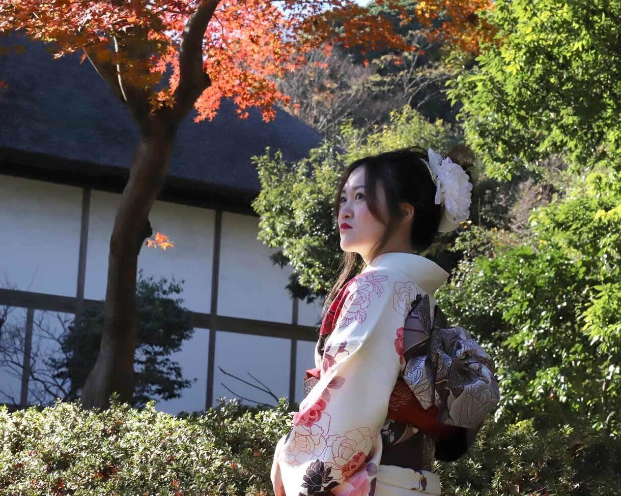 三溪園　成人式前撮り撮影承ります 和装撮影のプロカメラマンが二十歳の晴れ姿をお撮りします イメージ1