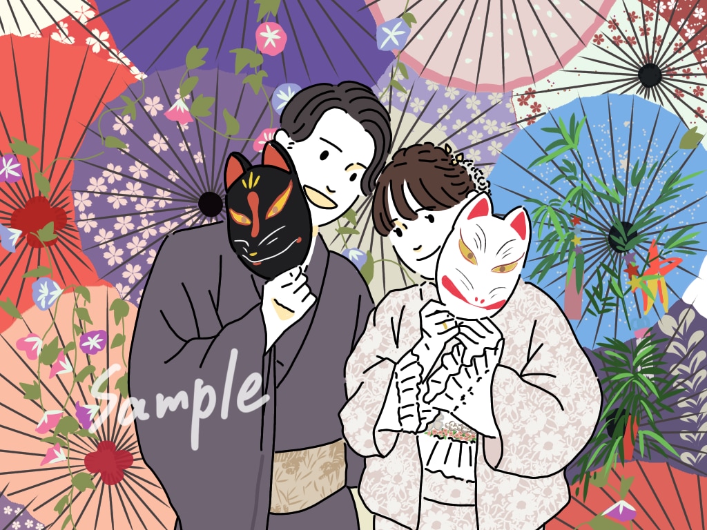 お好きな写真をイラストにします 似顔絵、動物などのお好きな写真を元に今時のイラストにします イメージ2