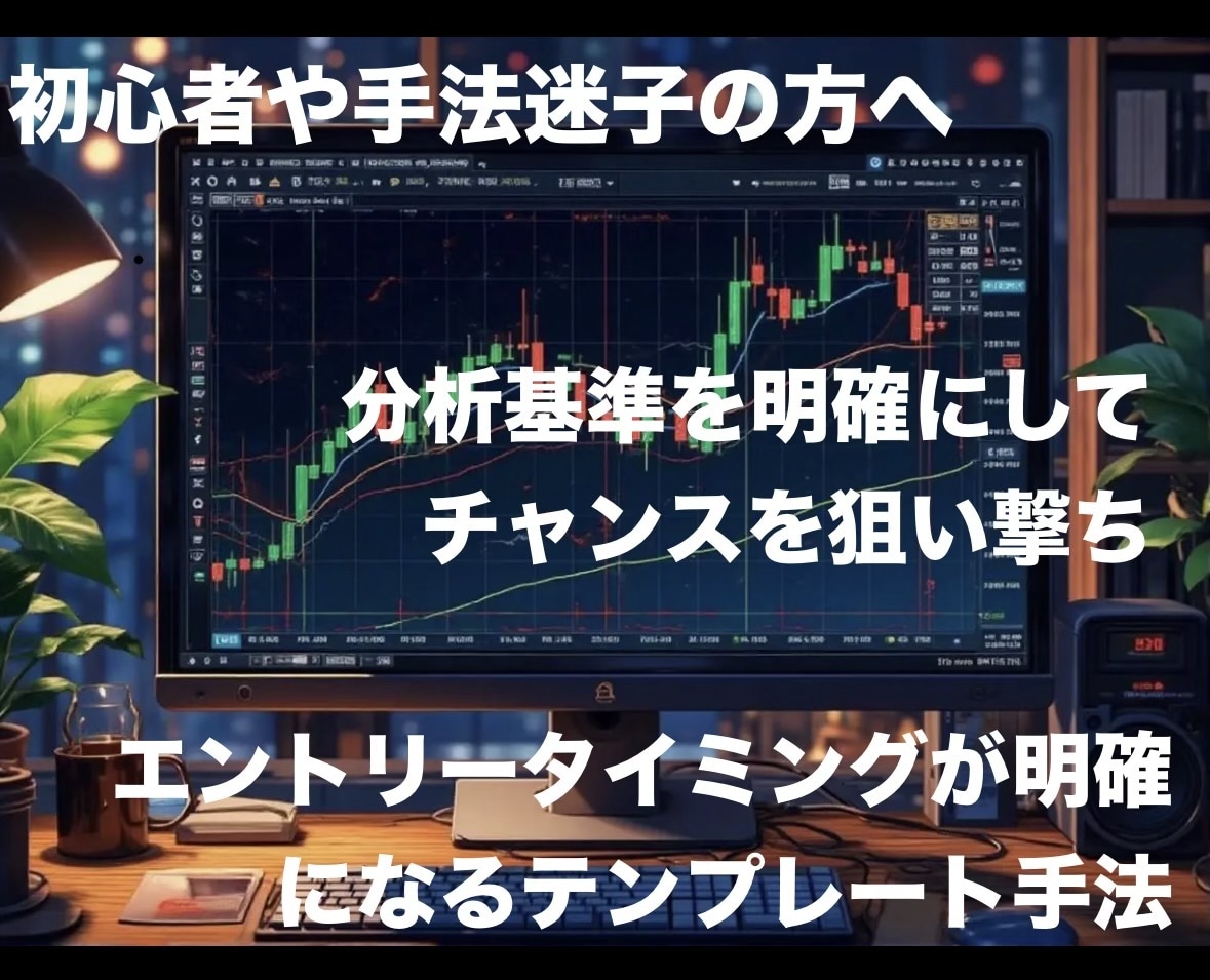 FXトレードで本当に勝てる手法を公開します 誰でも同じトレードが出来るようテンプレ化された聖杯手法です イメージ1