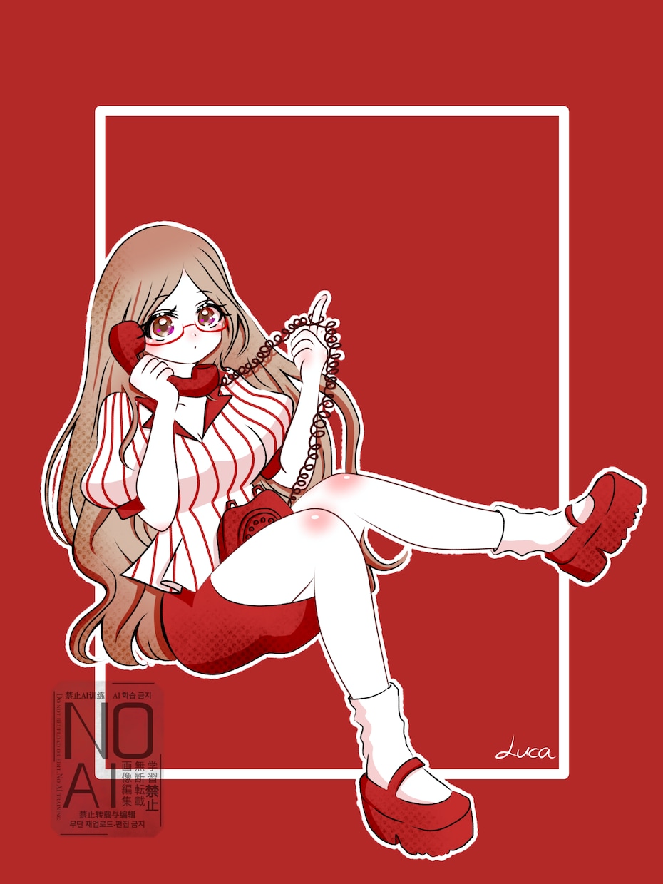 カラフルポップな少女漫画風イラスト描きます 配信サムネ◎アイコン◎イラストを心を込めて描きます！ イメージ4