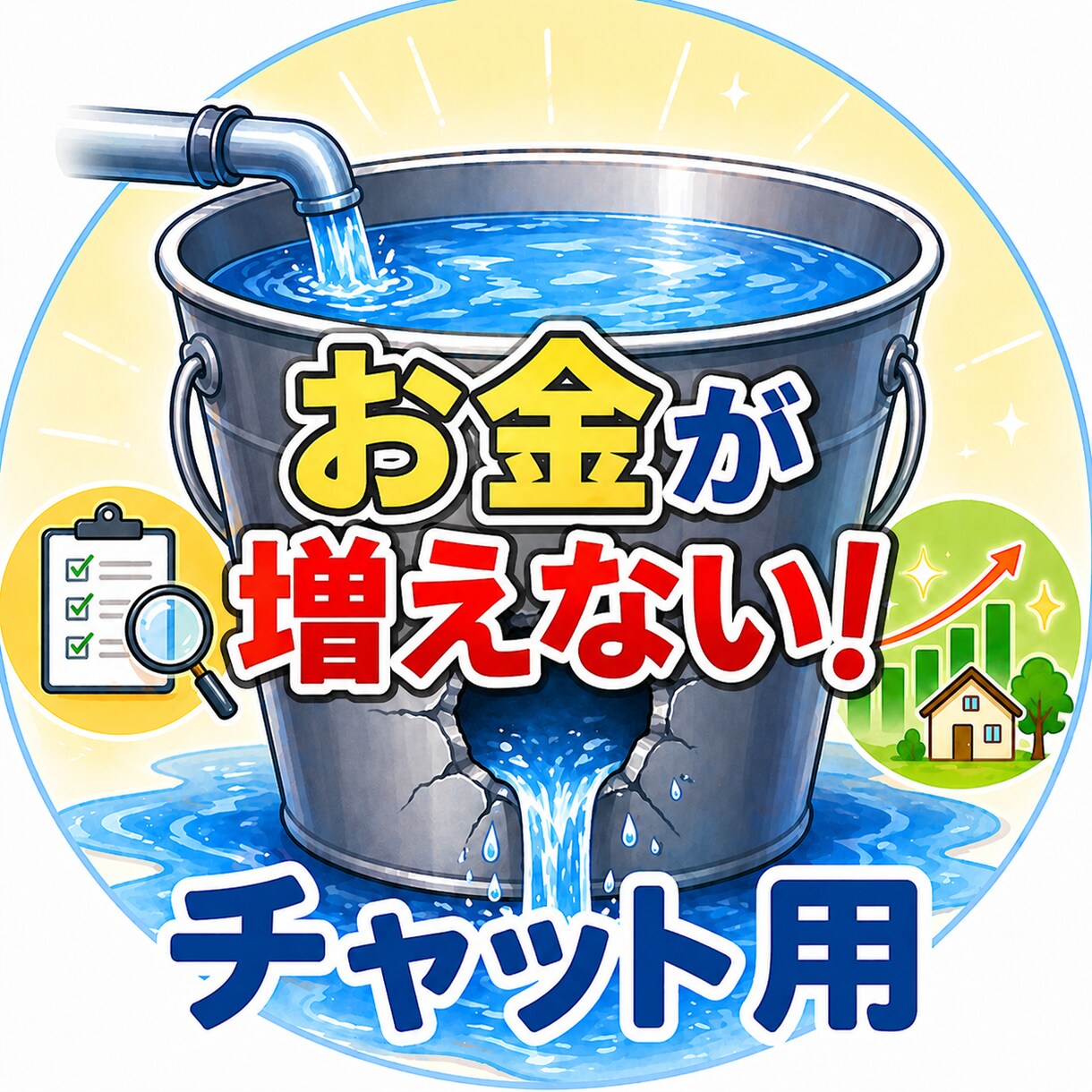 チャット用：お金の支出を減らします 副業をやる前に大事なことは、まず支出を減らすことです！ イメージ1