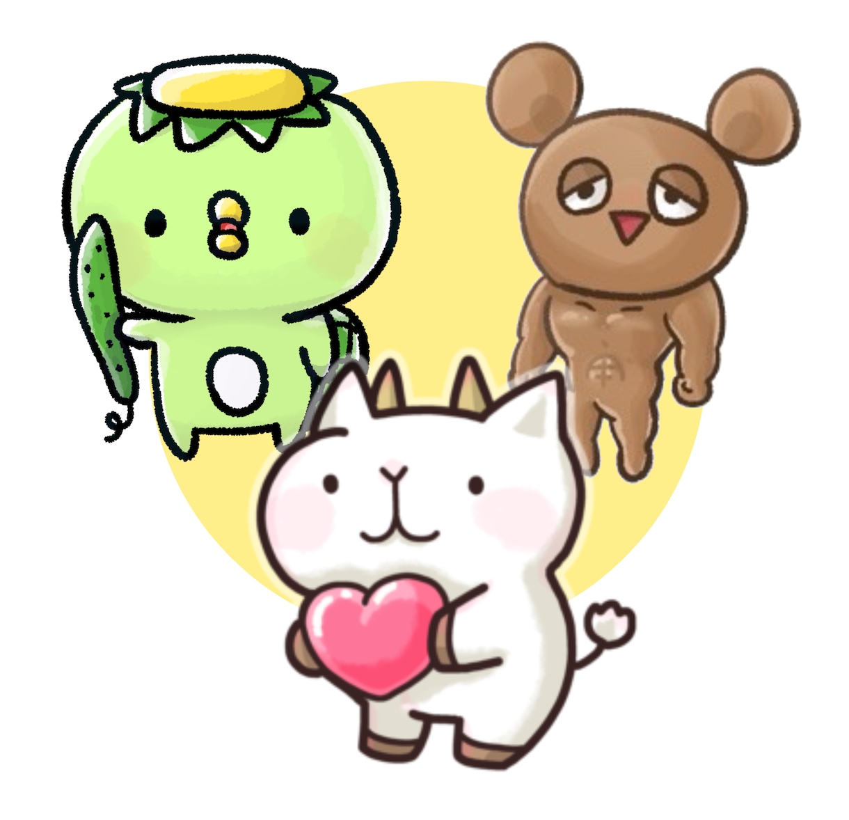 魅力ひき出す！おもしろ×ゆるかわイラスト描きます SNS・アイコン、アバターにも◎！ふふッと笑顔になるイラスト イメージ2