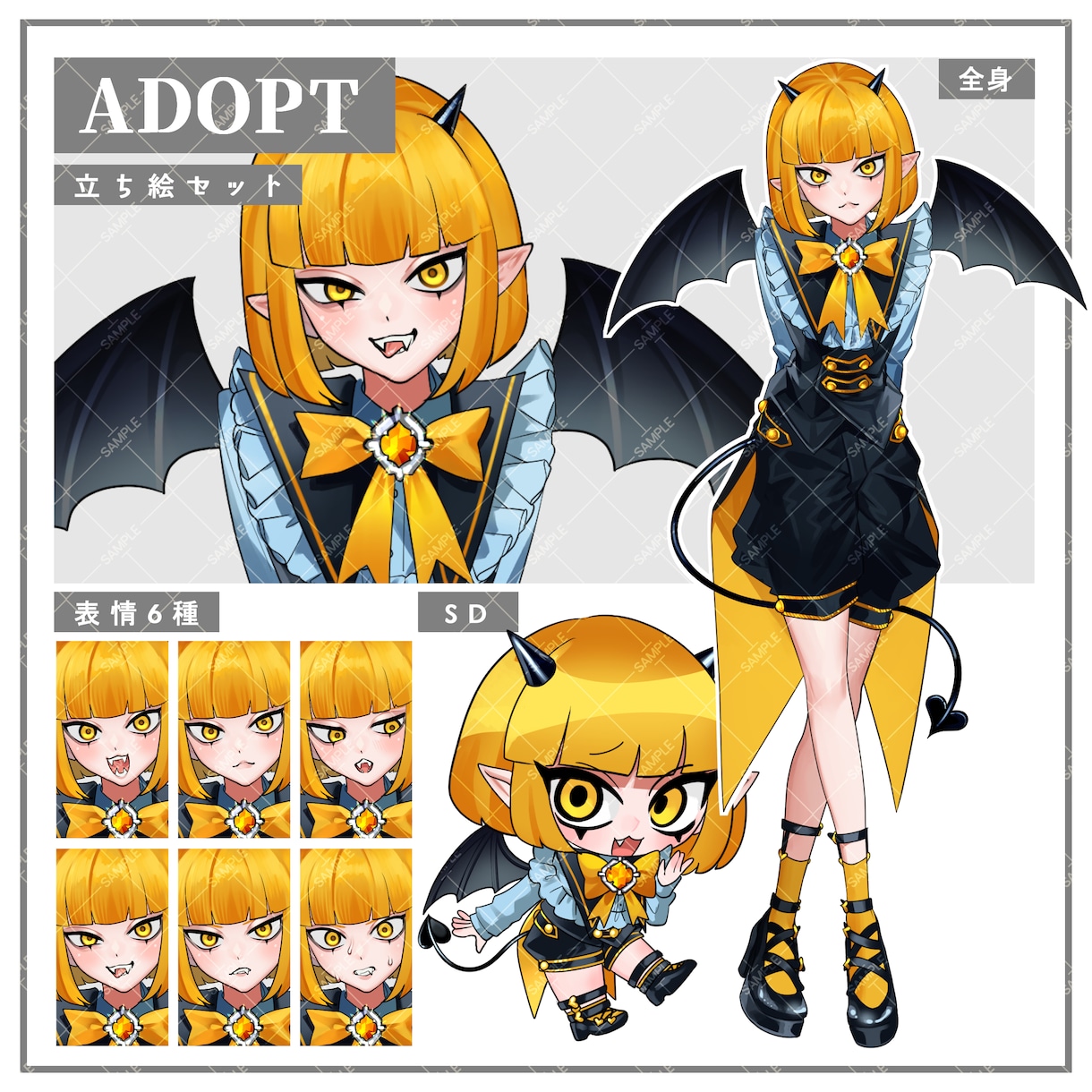 人物･キャラクターの立ち絵制作します スピード納品可能です！修正等柔軟に対応します イメージ2