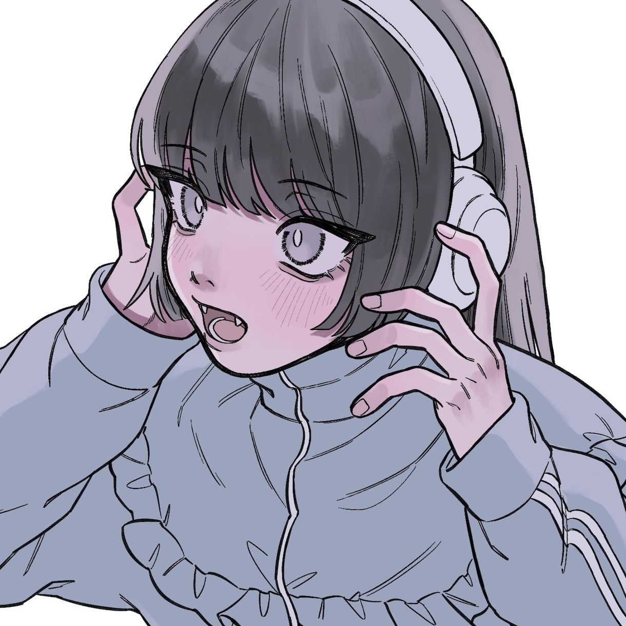 かわいいSNSアイコンお描きします キュートでダークな世界観のアイコン・イラストをお描きします！ イメージ4