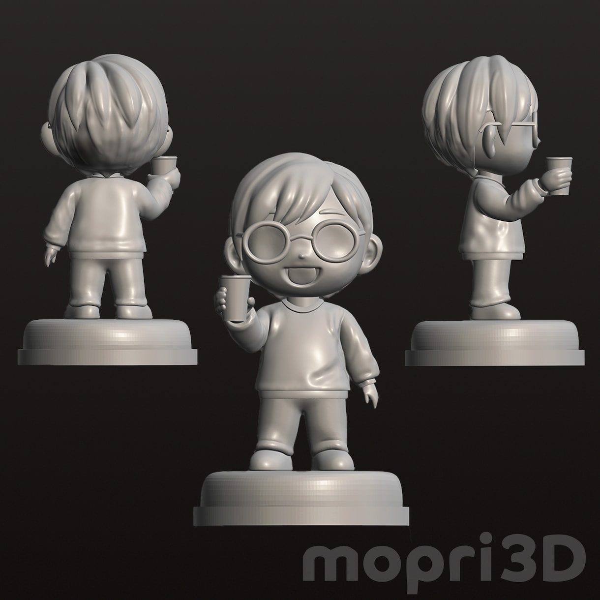 3Dプリント・プロダクト用データ制作します 製品開発・1点もの・フィギュア等イラストやイメージから3Dに イメージ3