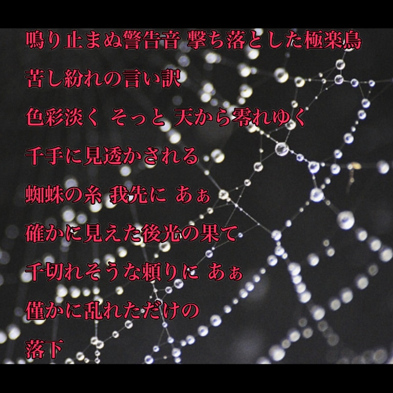 元バンドマンが痛/グロ/和/幻想系歌詞書きます グサッとくるようなインパクト大なカッコイイ歌詞ならココ！ イメージ8