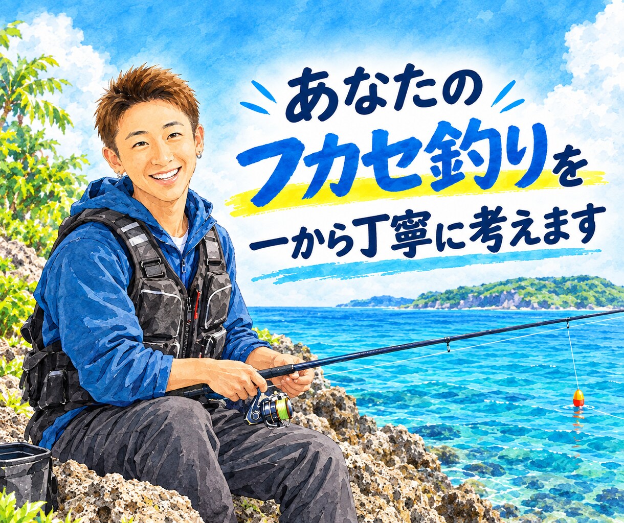 あなたのフカセ釣りを一から丁寧に考えます 周りに聞ける人、いなくても大丈夫。最適な方法を考えます！ イメージ1