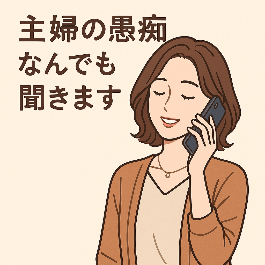 主婦の愚痴何でも聞きます もう限界…主婦の叫び聞かせてください。 イメージ1