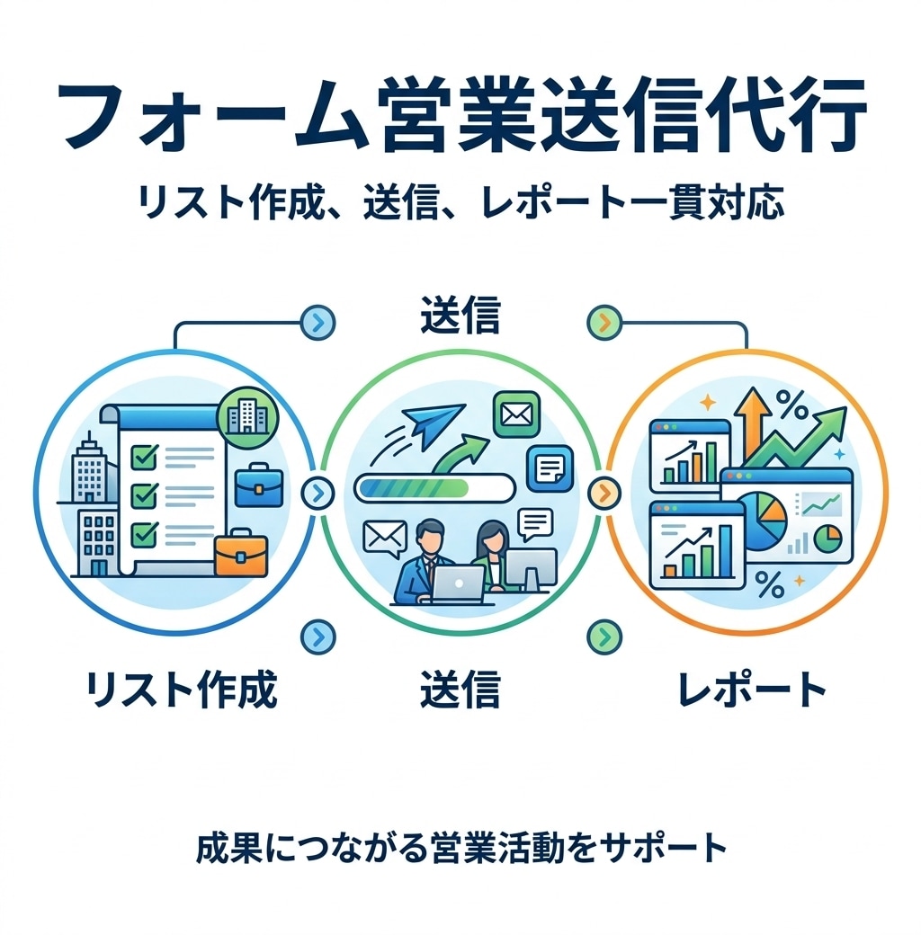 営業メッセージ送信代行します HP問い合わせフォームへの営業メッセージ送信を代行します イメージ1