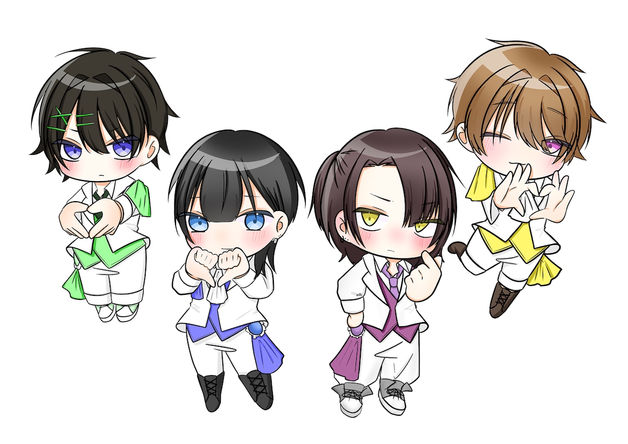 アイコン、立ち絵等お描きします かわいい中性的な男の子が得意です！ イメージ5