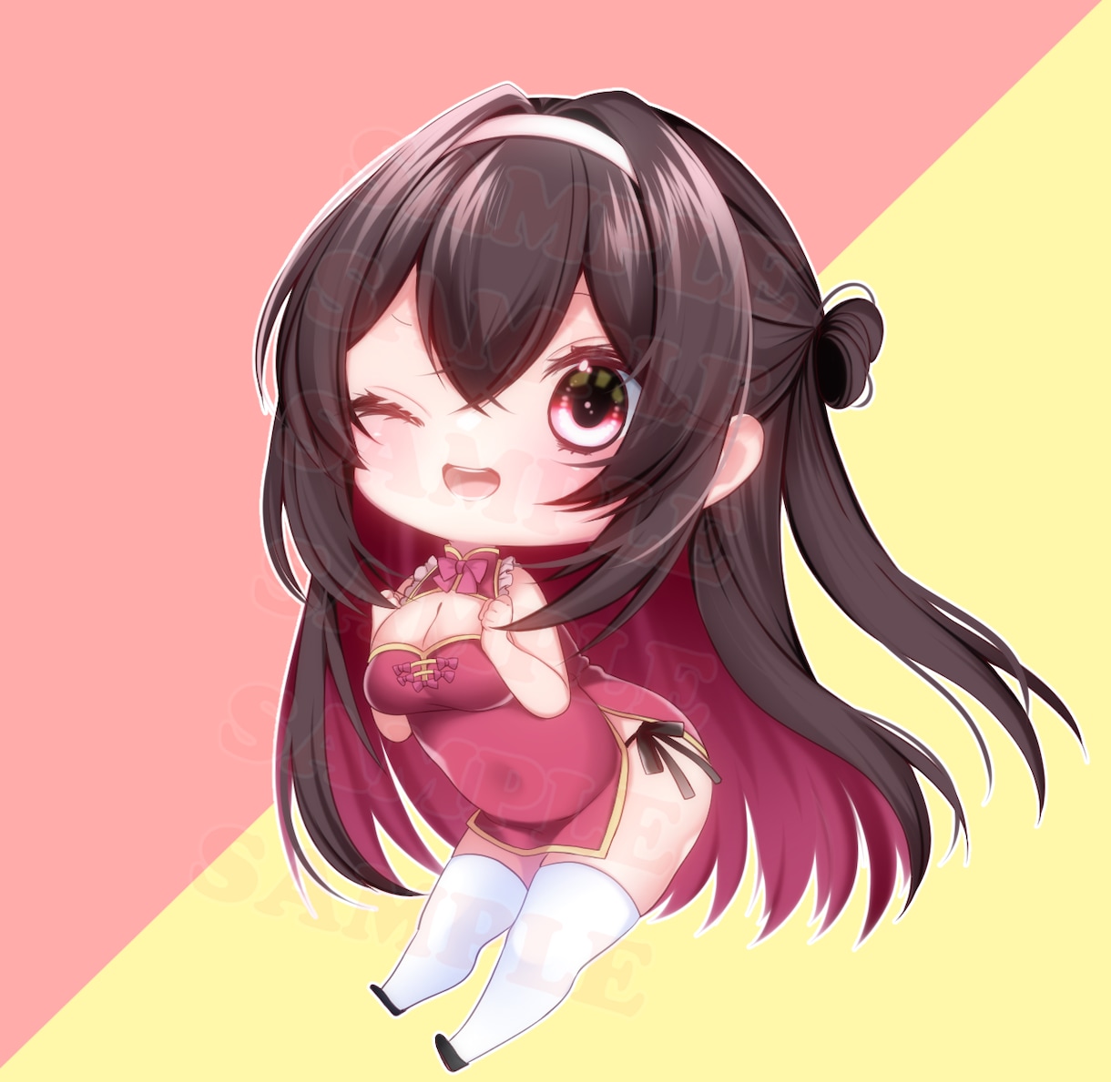 SDキャラクター化受付けます 創作キャラクターをデフォルメ致します。二次は動画用のみ イメージ6