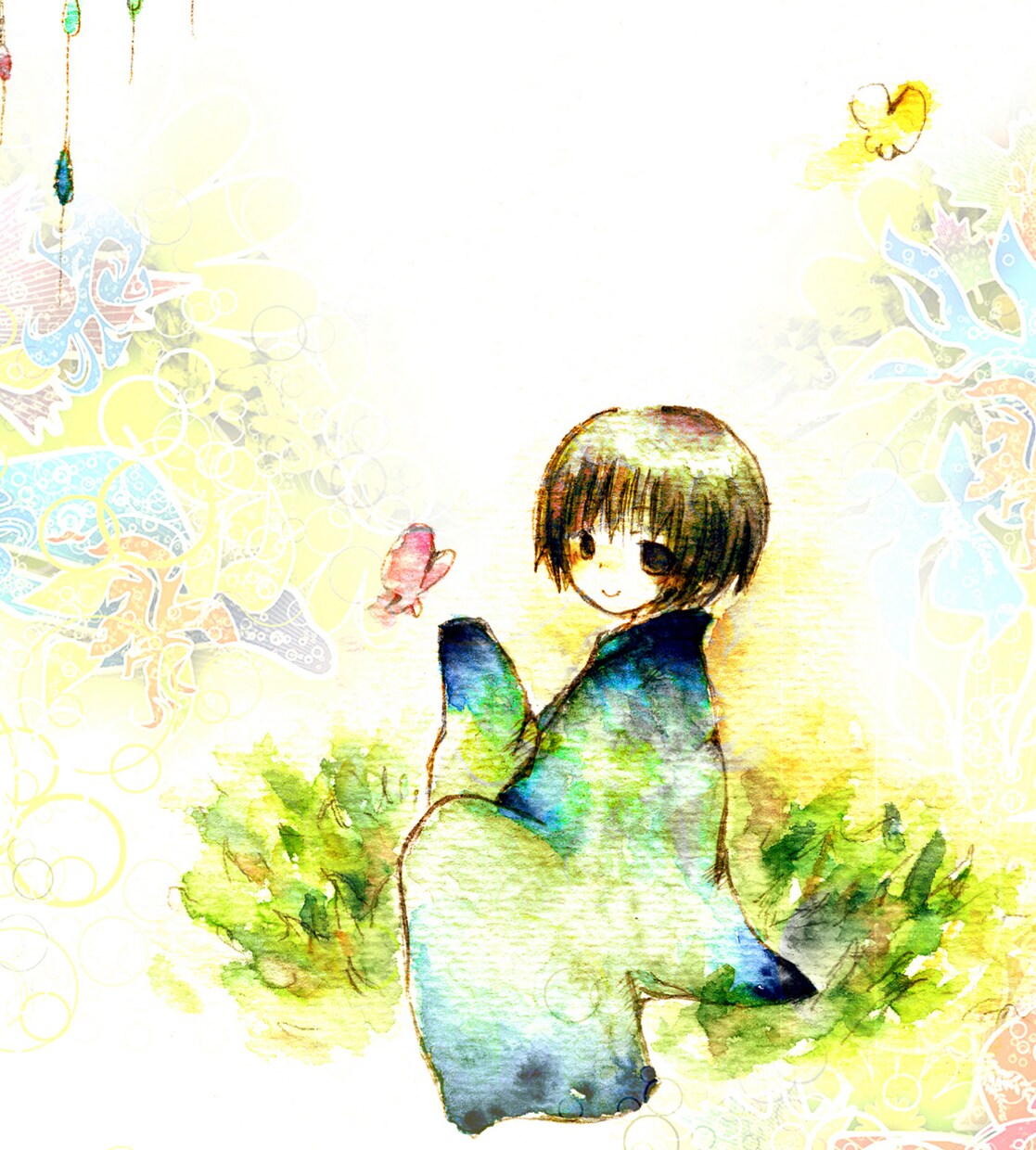 あなたの欲しいを形にします ！オリキャラや推しキャラをゆるい水彩デフォルメイラストに イメージ5