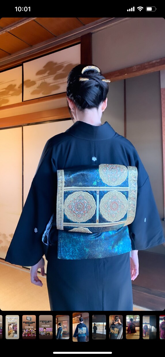 美しいシルエットの着物の着方、着せ方教えます 現役着付け講師、着付け師が着物の着方を時間内に解決致します。 イメージ1