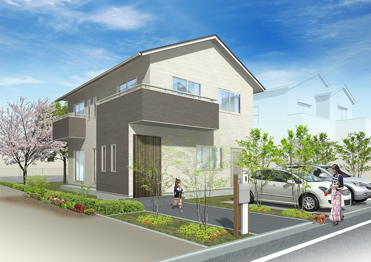 住宅の魅力を引き出す建築外観パース制作します 販売・提案に使える高品質な住宅パース イメージ4