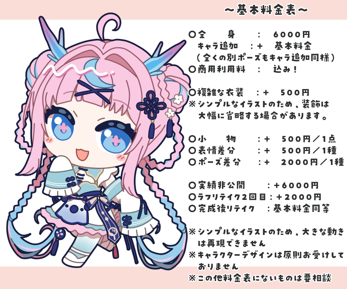 商用込み！シンプルかわいいミニキャラ制作します 商用利用料込み！シンプルでかわいいモデルです！ イメージ2