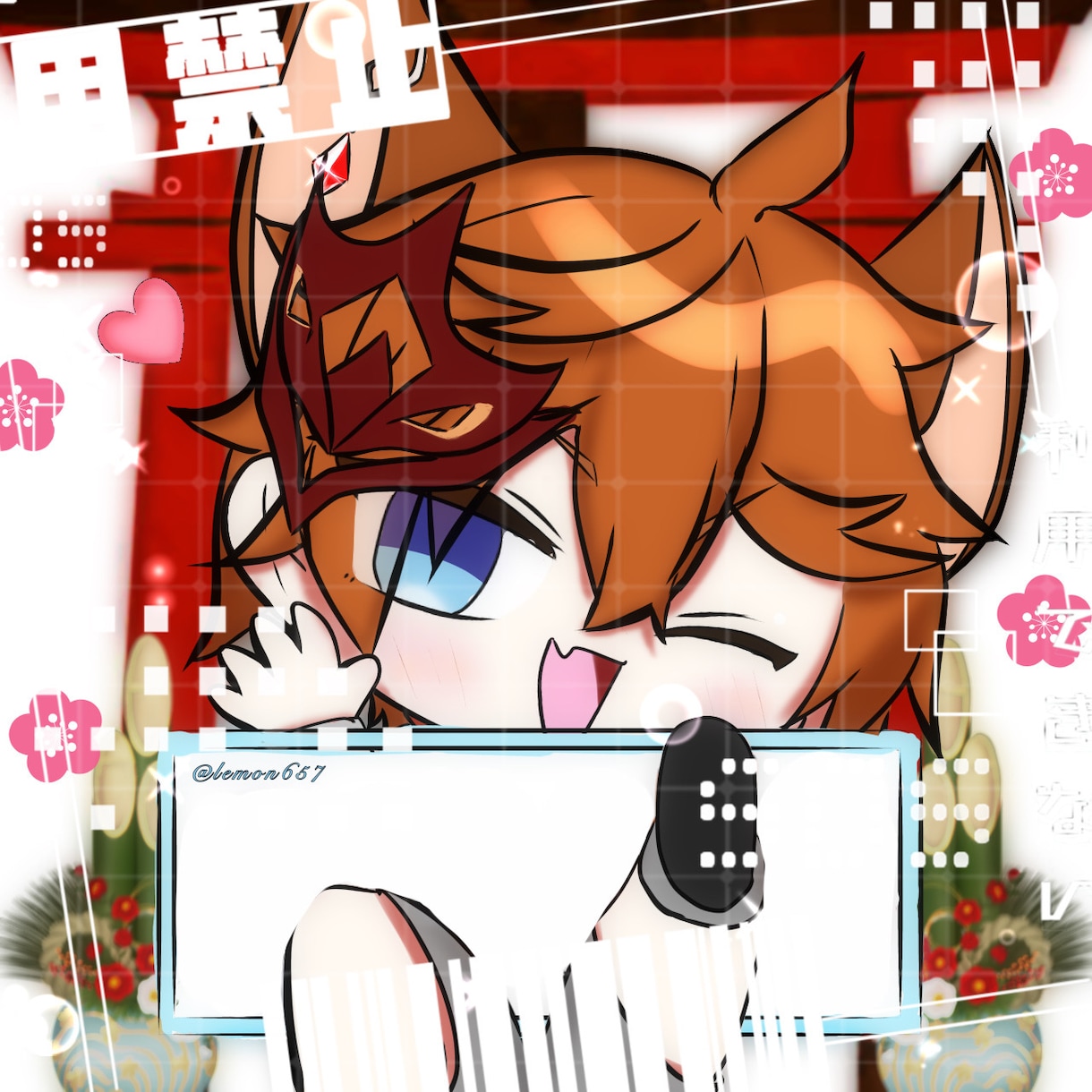 ゲームキャラクターのかっこいいミニキャラ描きます SNS、アイコンにどうぞっ！！ イメージ3