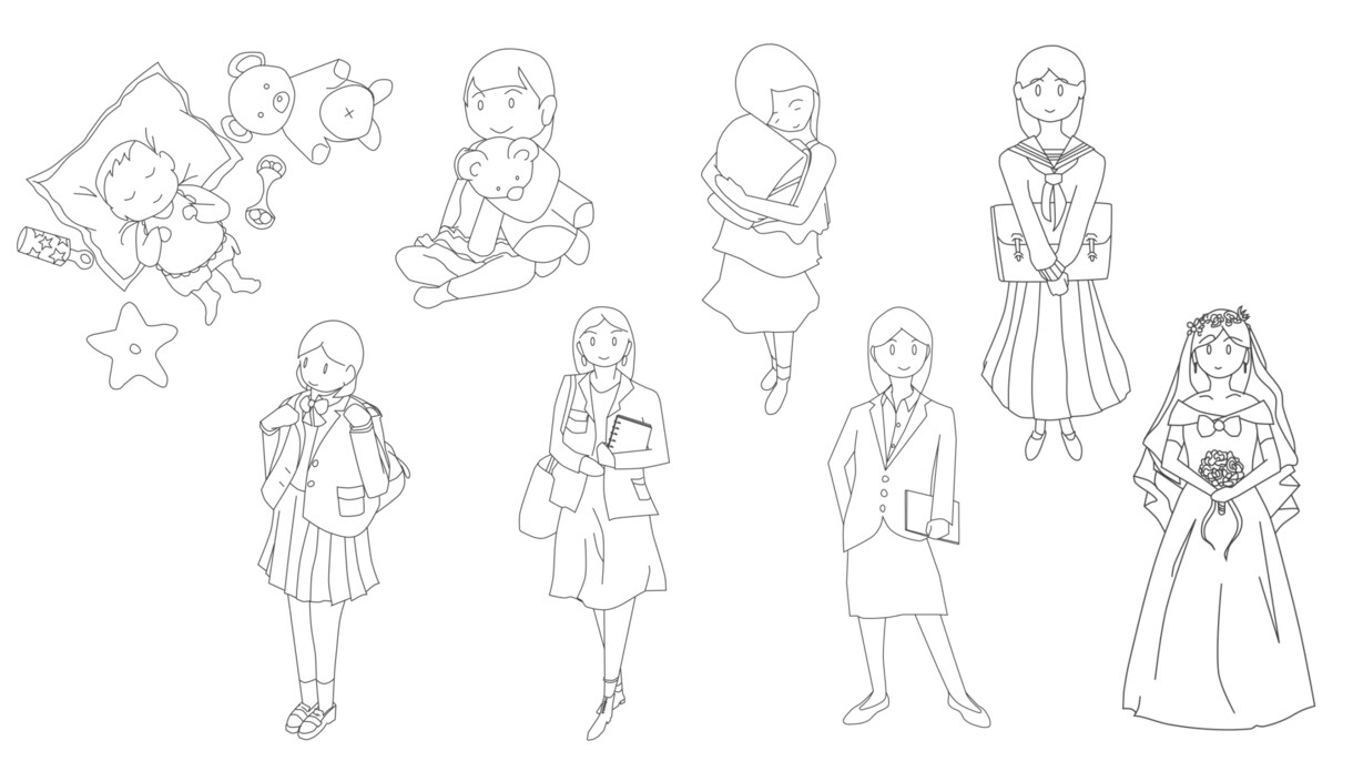 手書き風プロフィールビデオを作製します ラフから手書きのプロフィールビデオです イメージ4