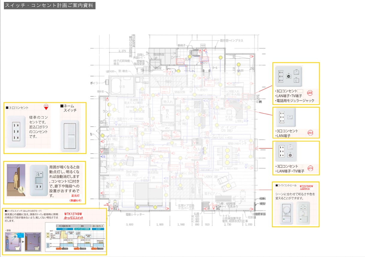 コンセント不足を防ぐ★後悔しない位置を提案します 実績300棟以上の現役建築士が最適なコンセント位置をご提案！ イメージ3