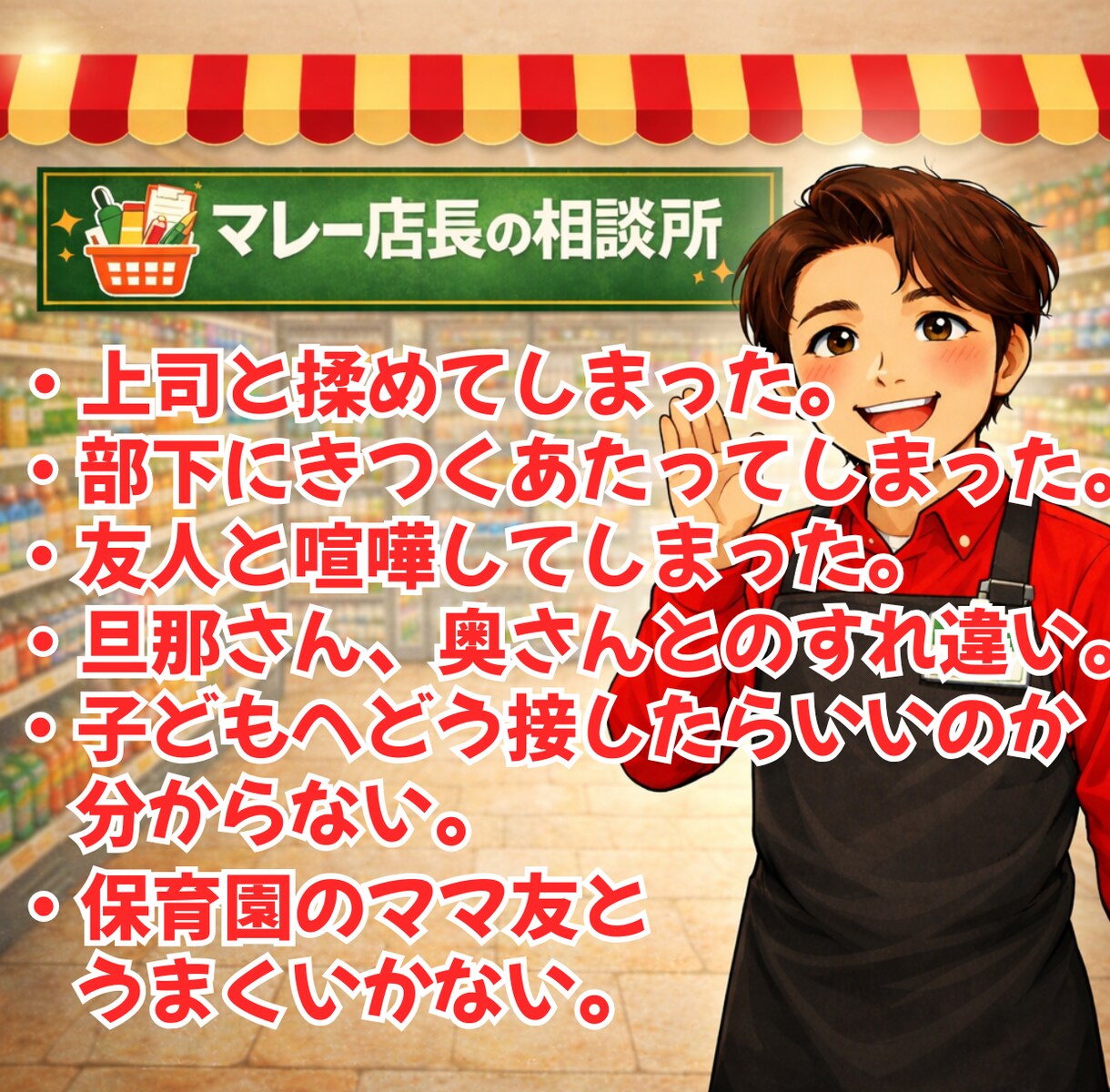 誰にも言えない人間関係での悩み。店長がお聞きします あなたの心が限界を迎えてしまう前に・・・・ イメージ3