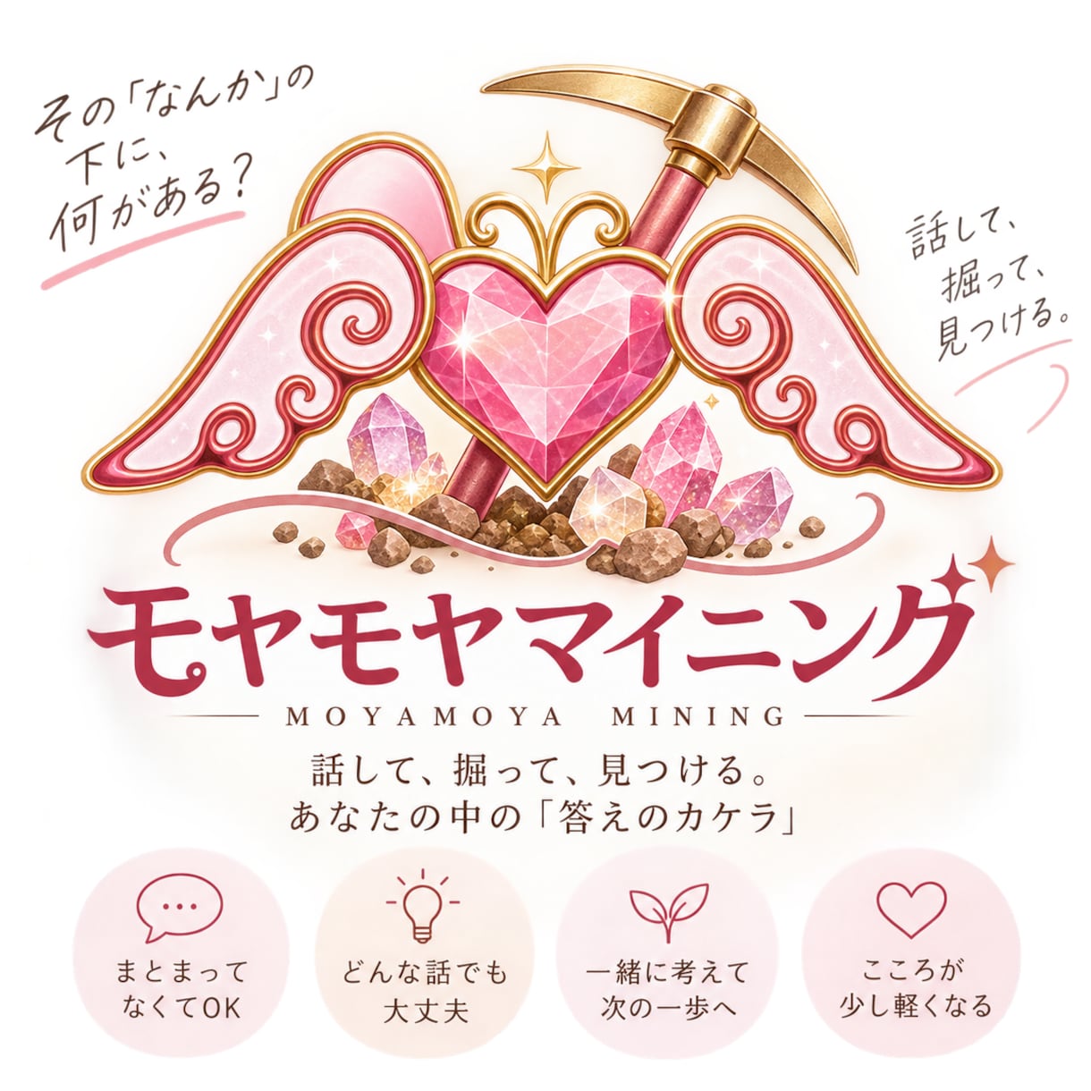 モヤモヤマイニング～そのモヤモヤ、一緒に掘ります なんかモヤモヤする…その「なんか」の正体、一緒に掘ります。 イメージ2