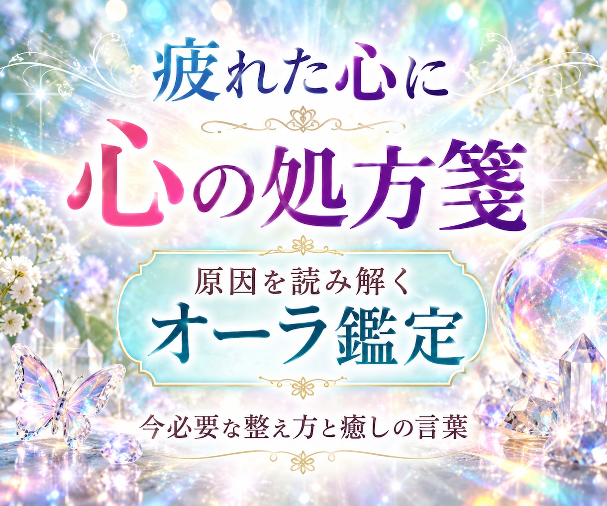 なぜか元気が出ない…心の疲れの原因を霊視します オーラの色だけで終わらない、心を立て直すための深層鑑定 イメージ1