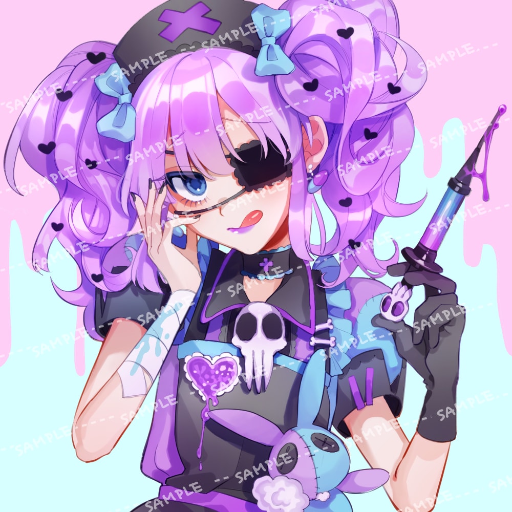 アイコンなどに♡可愛い人物イラスト描きます 装飾多デザイン歓迎・フリル無料 イメージ2