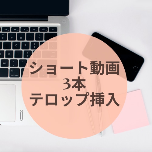 ショート動画3本分テロップ挿れます フルテロップをお安くお受けします！ イメージ1